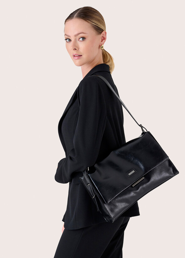 Brenda eco-leather crossbody bag NERO BLACK Woman null