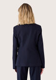 Giselle technical fabric blazer NERO BLACKBEIGE GESSOBLU Woman image number 4