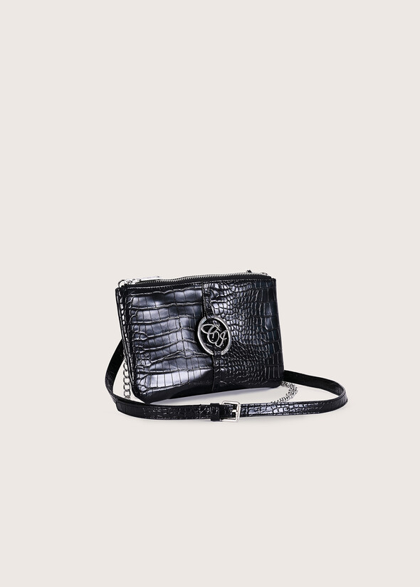 Pochette Tonga in ecopelle NERO BLACK Donna null