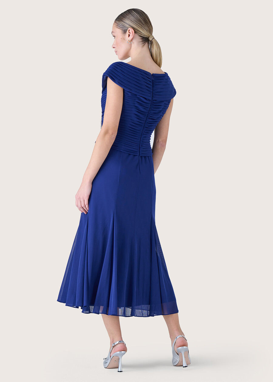 Camilla long dress BLUE DARK BLUE Woman , image number 7
