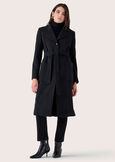 Camillo woolen coat NERO BLACKBEIGE GREIGE Woman image number 2