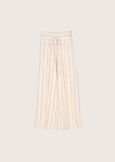 Pikie 100% cotton trousers BEIGE NAVAJO Woman image number 5