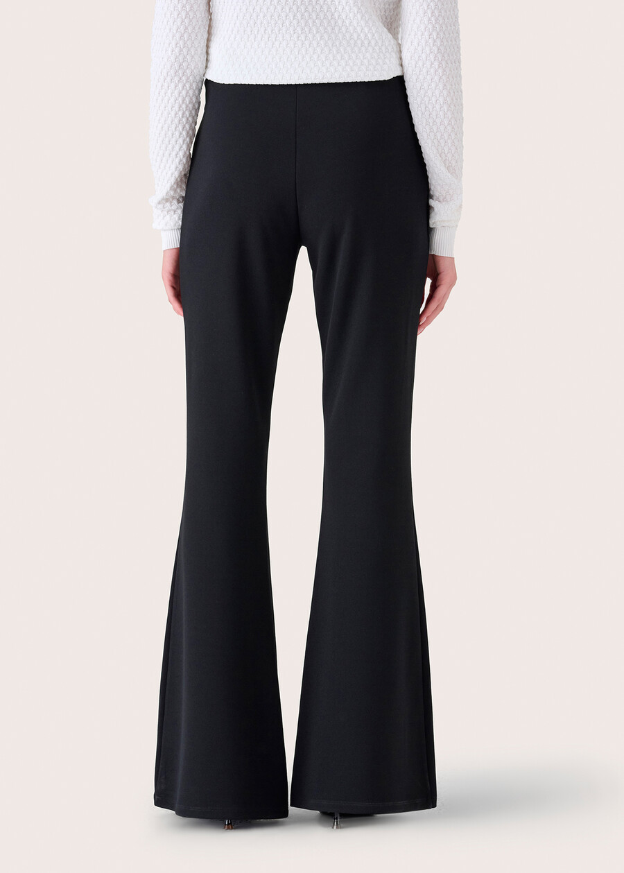 Victoria flared trousers ROSSO MARTENERO BLACKBLUE DARK BLUEMARRONE Woman , image number 4