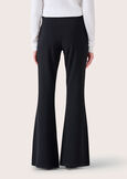 Victoria flared trousers ROSSO MARTENERO BLACKBLUE DARK BLUEMARRONE Woman image number 4