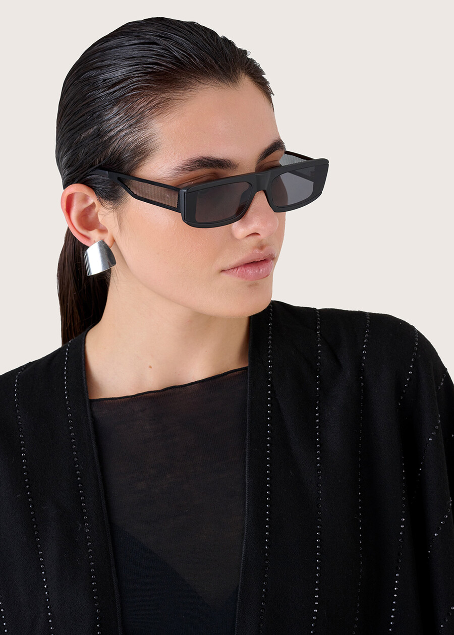 Rectangular sunglasses NERO BLACK Woman , image number 1