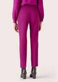 Jacqueline narrow-leg trousers ROSSO MAGENTANERO BLACKBLUE DARK BLUEVERDE BOTTIGLIA Woman image number 5