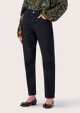 Kate cotton denim trousers DENIMNERO BLACK Woman image number 3