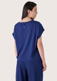 Starlette wide blouse BLUE OLTREMARE  Woman image number 4