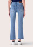 Jacqueline cotton denim trousers DENIM MEDIUM DENIM Woman image number 4