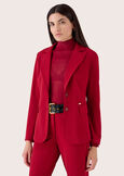 Giselle stretch jacket ROSSO MARTENERO BLACKBLUE DARK BLUEMARRONE Woman image number 2