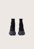 Slippy eco-suede ankle boots NERO BLACK Woman image number 4