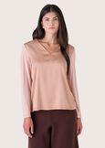 Cassy double-fabric blouse ROSA Woman image number 1