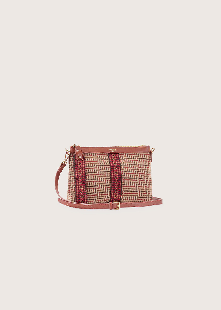 Brana houndstooth clutch BEIGE Woman , image number 2