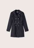 Taira double-breaster trench NERO BLACKVERDE BOTTIGLIA Woman image number 6