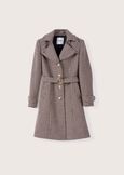 Coat with check pattern MARRONE Woman image number 5