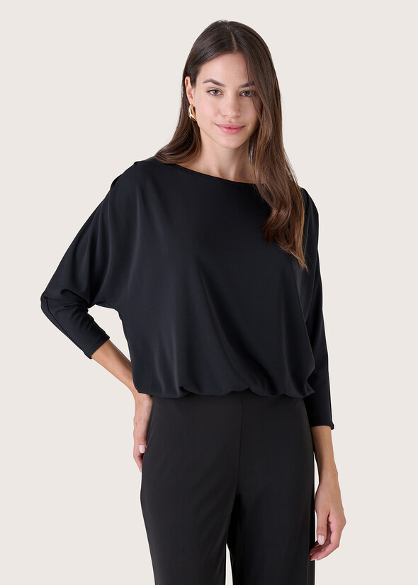 Maglia Shara in jersey NERO BLACK Donna null