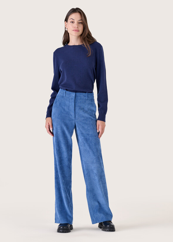 Pantalone Pikado in velluto a coste BLU AVION Donna null