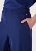 Pantalone Perla a gamba ampia BLUE OLTREMARE  Donna immagine n. 3