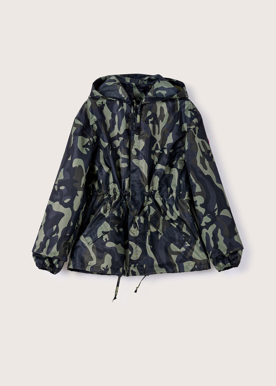 Rain waterproof trench VERDE SALVIA Woman , image number 6