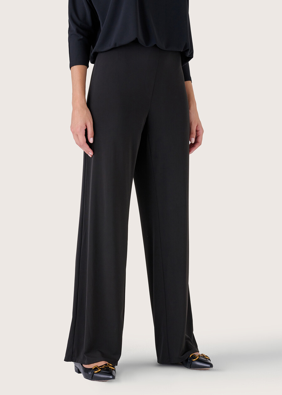 Giorgia palazzo trousers NERO BLACKBLU Woman , image number 2