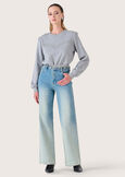 Daisy cotton denim trousers DENIM MEDIUM DENIM Woman image number 2