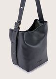 Bacci eco-leather bucket bag NERO BLACKMARRONE Woman image number 3