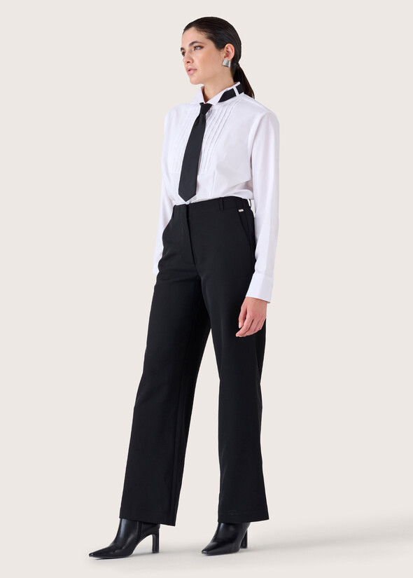 Pantalone Plovdiv a palazzo NERO BLACK Donna null