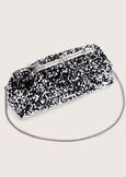 Bellissa paillettes clutch bag GRIGIO SILVER  Woman image number 3