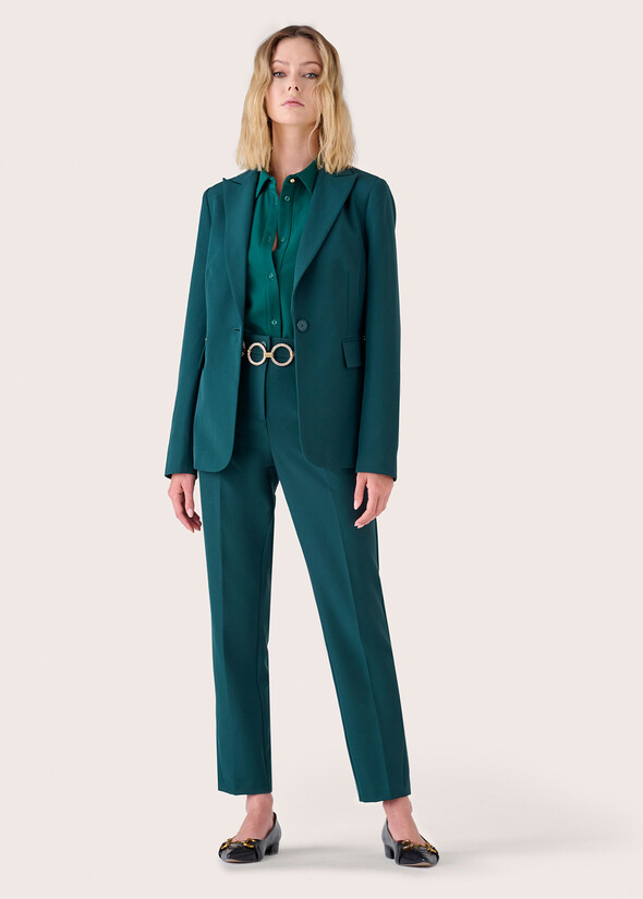 Jacqueline narrow-leg trousers VERDE BOTTIGLIA Woman null