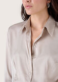 Alessia satin shirt BEIGE LIGHT BEIGEBEIGE LATTEMARRONE Woman image number 2