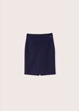 Gladys technical fabric skirt NERO BLACKBEIGE GESSOBLU Woman image number 6