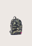 Benny camouflage nylon backpack VERDE SALVIA Woman image number 2