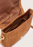 Balema 100% suede crossbody bag MARRONE Woman image number 5