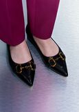 Saffira eco-leather ballerina shoes NERO BLACK Woman image number 1