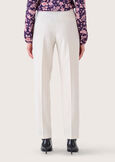 Trousers Alice in technical fabric NERO BLACKBEIGE GESSOBLU Woman image number 6