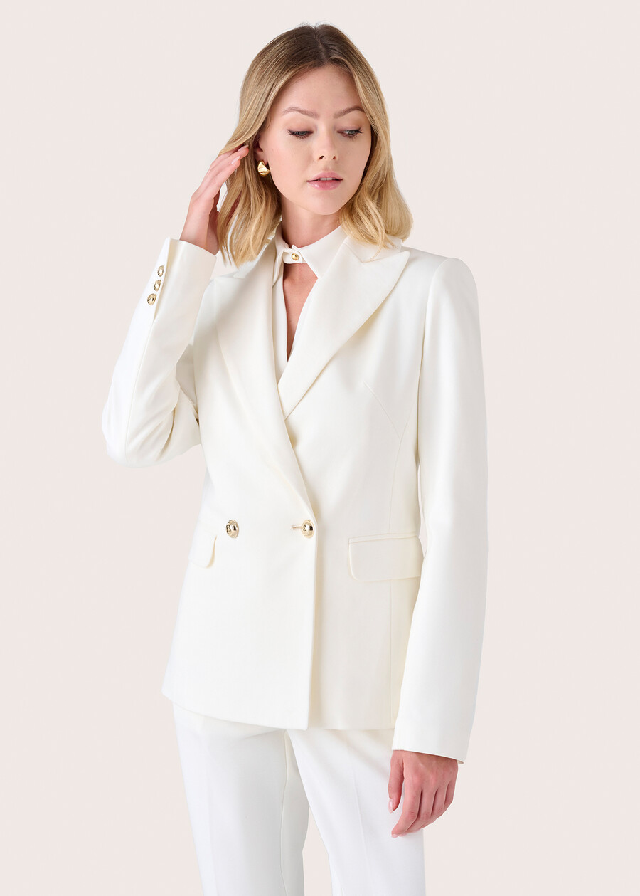 Gianna Milano stitch blazer BIANCO WHITE Woman , image number 2