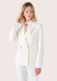 Gianna Milano stitch blazer BIANCO WHITE Woman image number 2