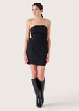 Axel dress with crisscross details NERO BLACK Woman image number 2