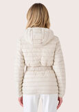 Piuma down jacket ROSANERO BLACKBEIGE LATTE Woman image number 4