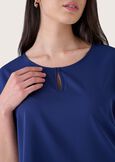 Starlette wide blouse BLUE OLTREMARE  Woman image number 3