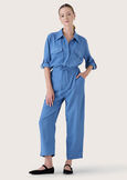 Pintus crepe trousers BLU AVION Woman image number 3