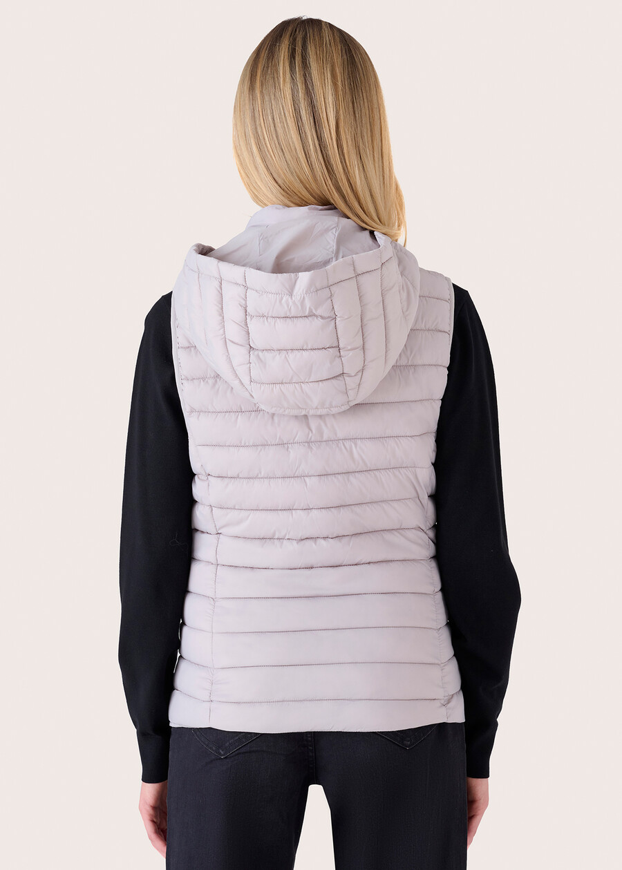 Sparta sleeveless jacket with hood GRIGIOBEIGE LATTE Woman , image number 4