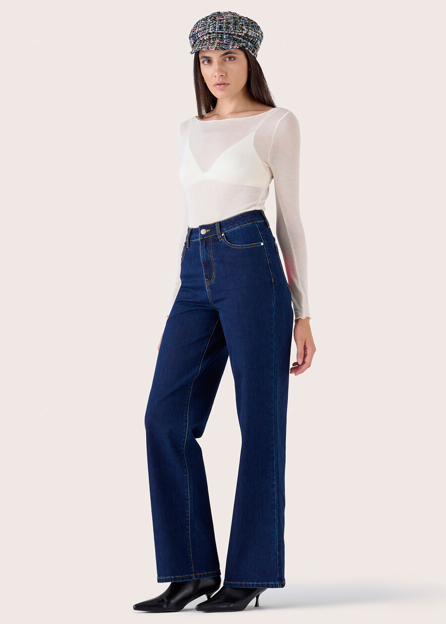 Dennis cotton denim trousers DENIM DARK DENIM Woman , image number 1