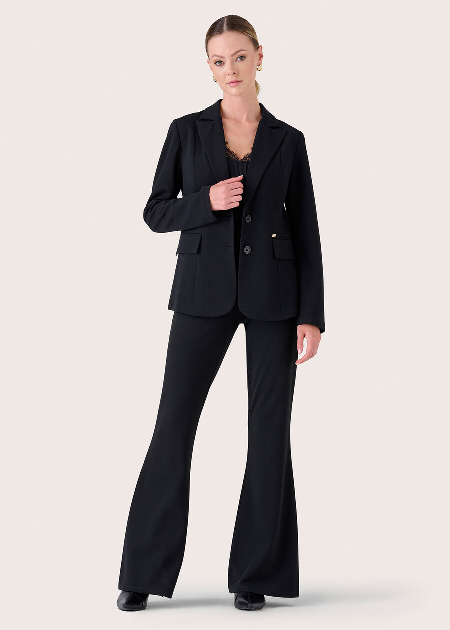 Victoria flared trousers ROSSO MARTENERO BLACKBLUE DARK BLUEMARRONE Woman , image number 5