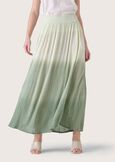 Gin 100% rayon skirt VERDE OLIVA Woman image number 2