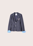 Giastin pinstriped blazer GRIGIO Woman image number 6