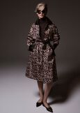 Thom trench with animal pattern NERO BLACK Woman image number 1