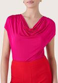 Samba viscose top ROSA FUCSIABLU MEDIUM BLUE Woman image number 2