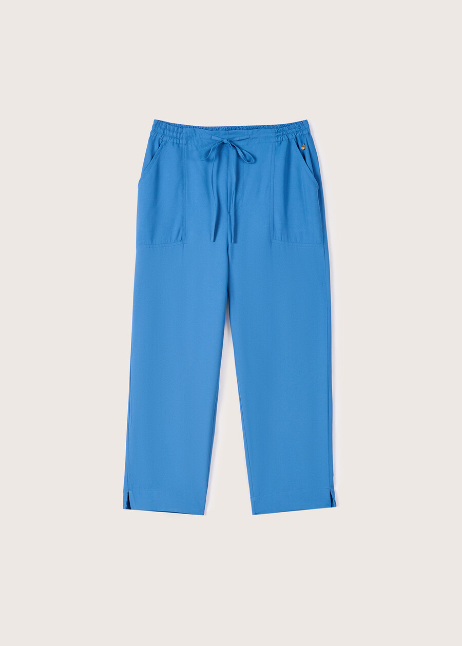 Pintus crepe trousers BLU AVION Woman , image number 7