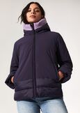 Pump double-fabric down jacket BEIGE LATTEBLUE DARK BLUE Woman image number 1